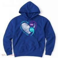 Suicide Awareness Prevention Heart Semi Colon You Matter Great Gift Hoodie thumb 0