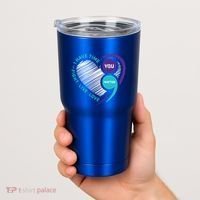 Suicide Awareness Prevention Heart Semi Colon You Matter Great Gift Tumbler thumb 2