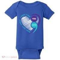 Suicide Awareness Prevention Heart Semi Colon You Matter Great Gift Baby Bodysuit thumb 0