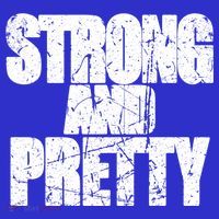 Strong And Pretty Fitness Gym Workout Weights Weightlifting Gift Women's Tank Top thumb 5