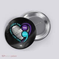 Suicide Awareness Prevention Heart Semi Colon You Matter Button thumb 0
