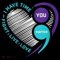 Suicide Awareness Prevention Heart Semi Colon You Matter Women's Hoodie thumb 2