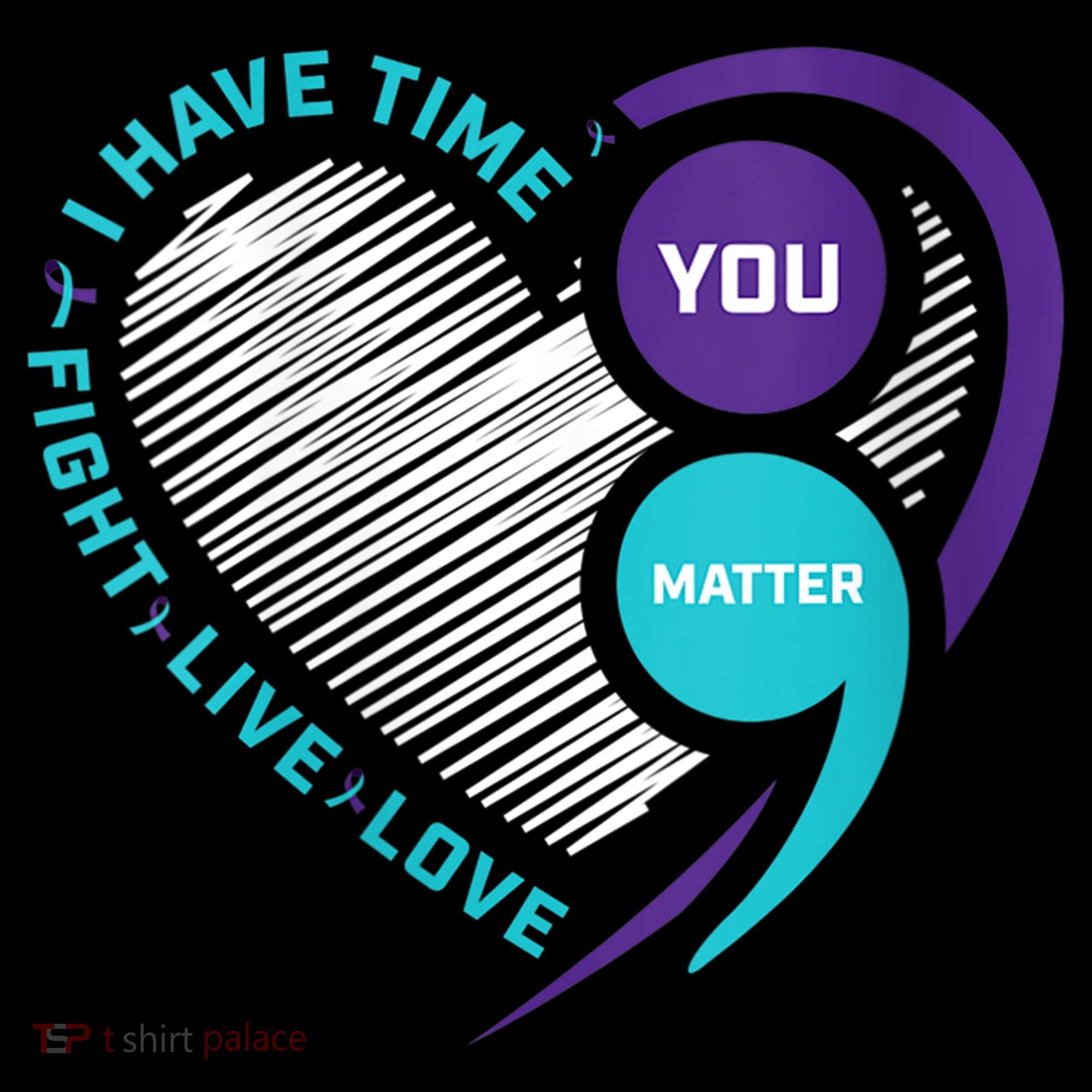 Suicide Awareness Prevention Heart Semi Colon You Matter Women's Hoodie