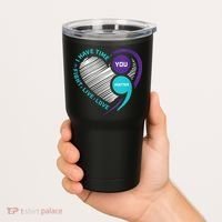 Suicide Awareness Prevention Heart Semi Colon You Matter Tumbler thumb 2