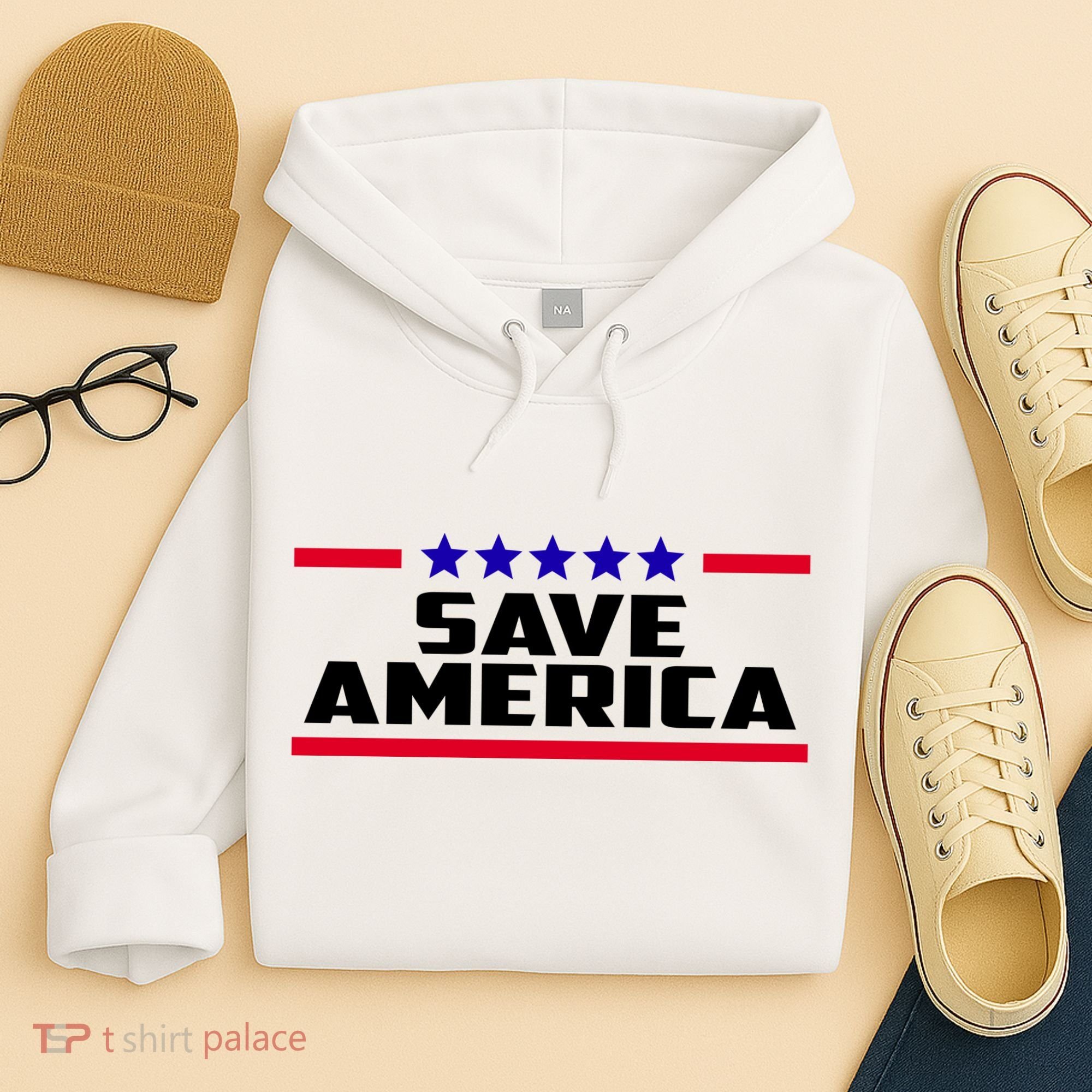 Save America Political Election Hoodie