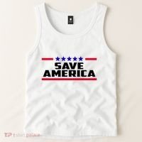 Save America Political Election Tank Top thumb 2