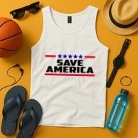 Save America Political Election Tank Top thumb 4