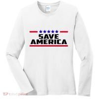 Save America Political Election Women's Long Sleeve Shirt thumb 0