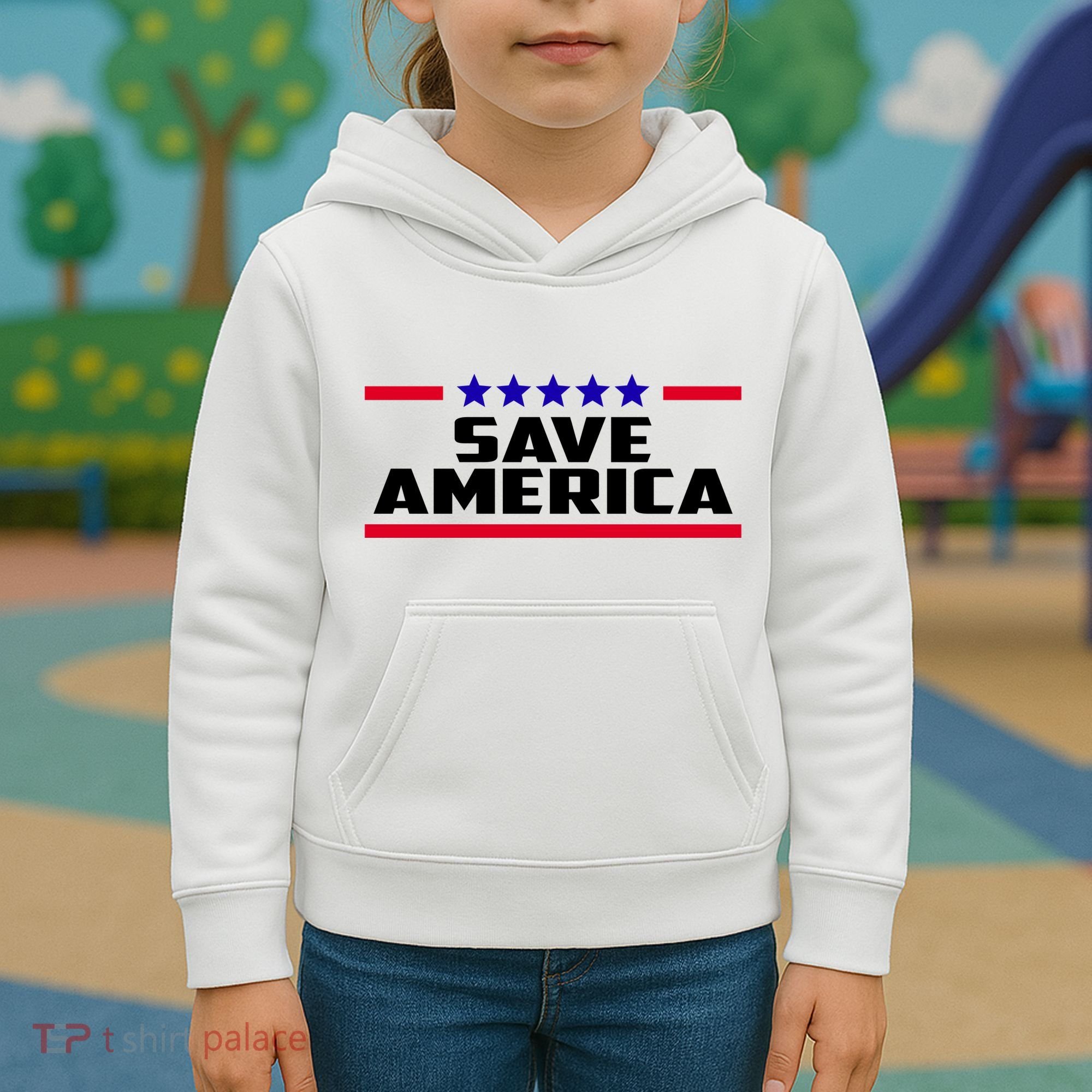 Save America Political Election Kids Hoodie