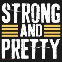 Strong And Pretty Funny Fitness Gym Gift Bucket Hat thumb 4