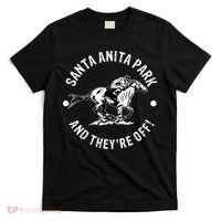 Santa Anita Park Racetrack Horse Racing Equestrian T-Shirt thumb 0