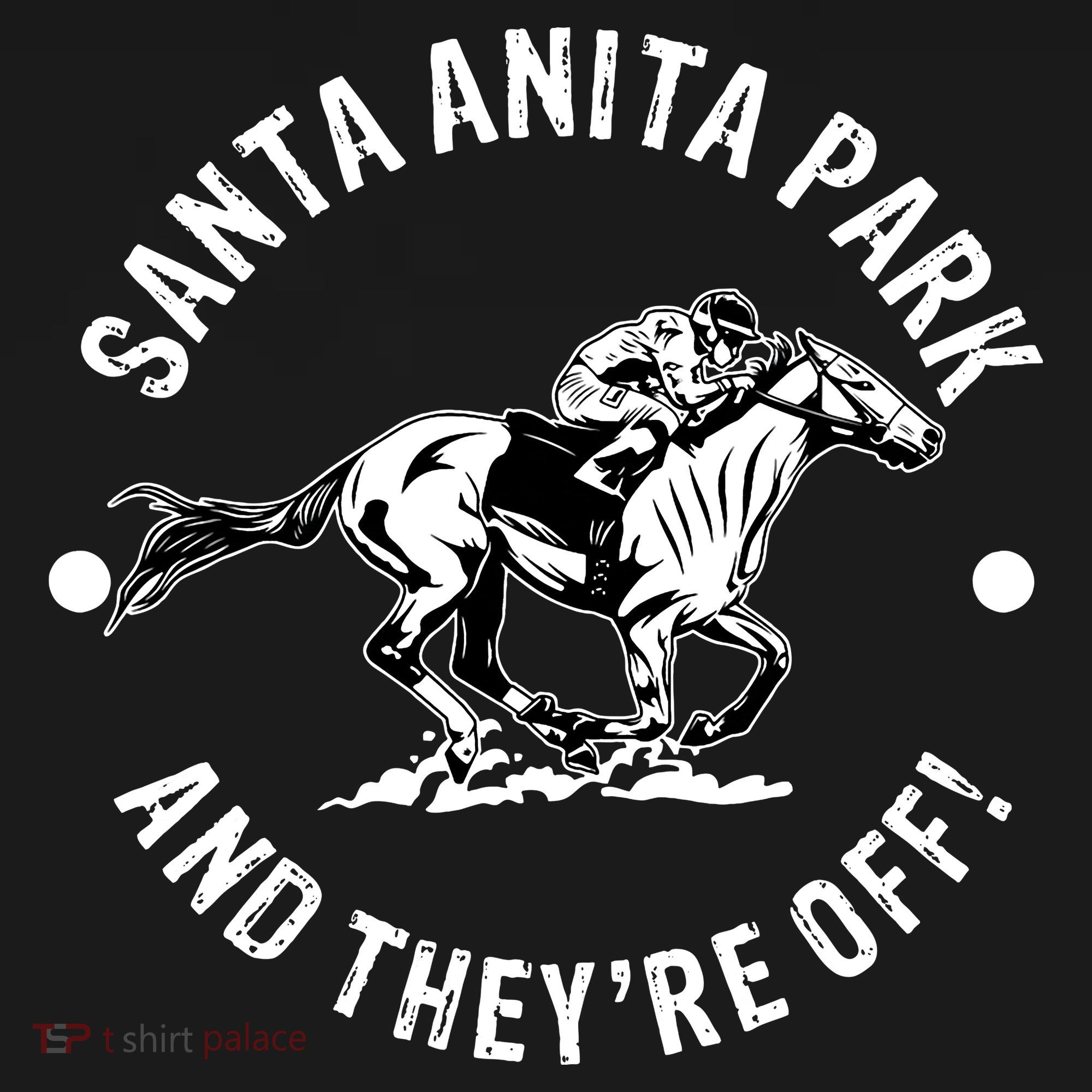 Santa Anita Park Racetrack Horse Racing Equestrian Bucket Hat