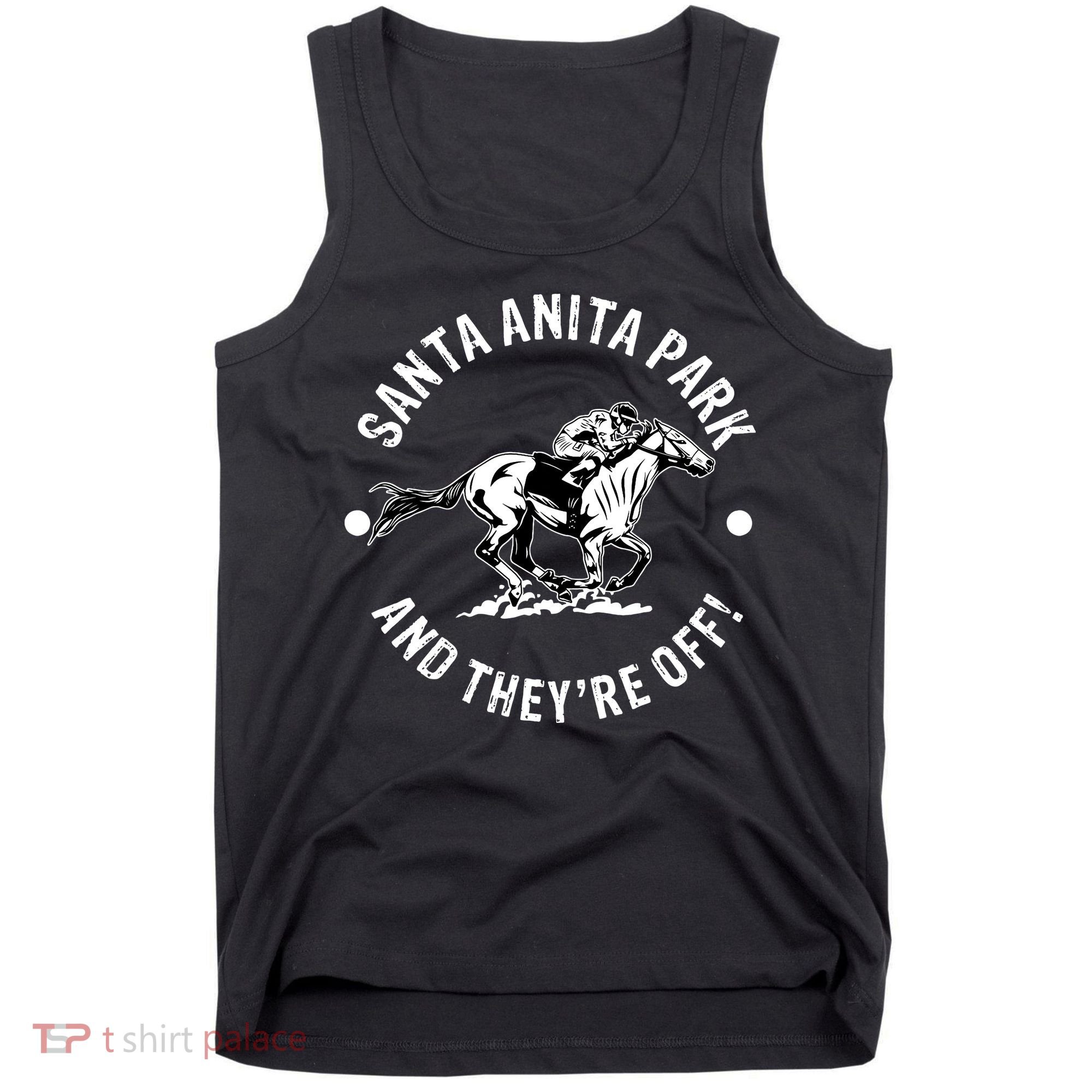 Santa Anita Park Racetrack Horse Racing Equestrian Tank Top