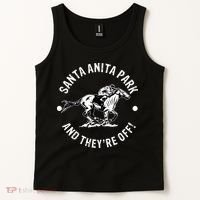 Santa Anita Park Racetrack Horse Racing Equestrian Tank Top thumb 2