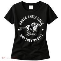 Santa Anita Park Racetrack Horse Racing Equestrian Women's T-Shirt thumb 0