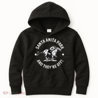 Santa Anita Park Racetrack Horse Racing Equestrian Kids Hoodie thumb 0