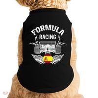 Spanish Auto Race Spain Flag Formula Racing Car Blueprint Gift Doggie Tank thumb 0
