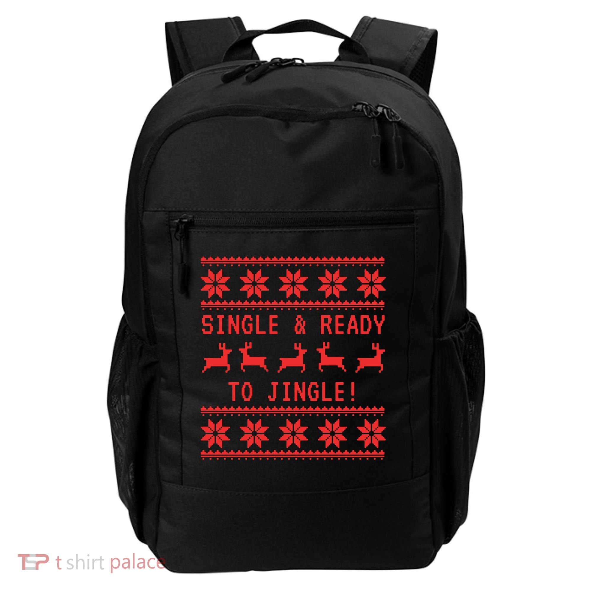 Single And Ready To Jingle Backpack