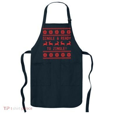 Single And Ready To Jingle Apron
