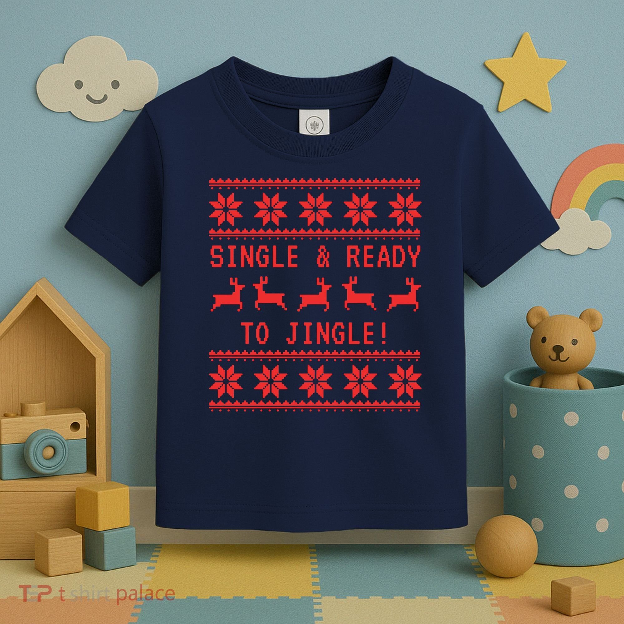 Single And Ready To Jingle Toddler T-Shirt