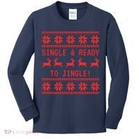 Single And Ready To Jingle Kids Long Sleeve Shirt thumb 0