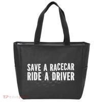 Save A Racecar Ride A Driver Tote Bag thumb 0