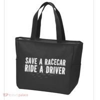 Save A Racecar Ride A Driver Tote Bag thumb 3