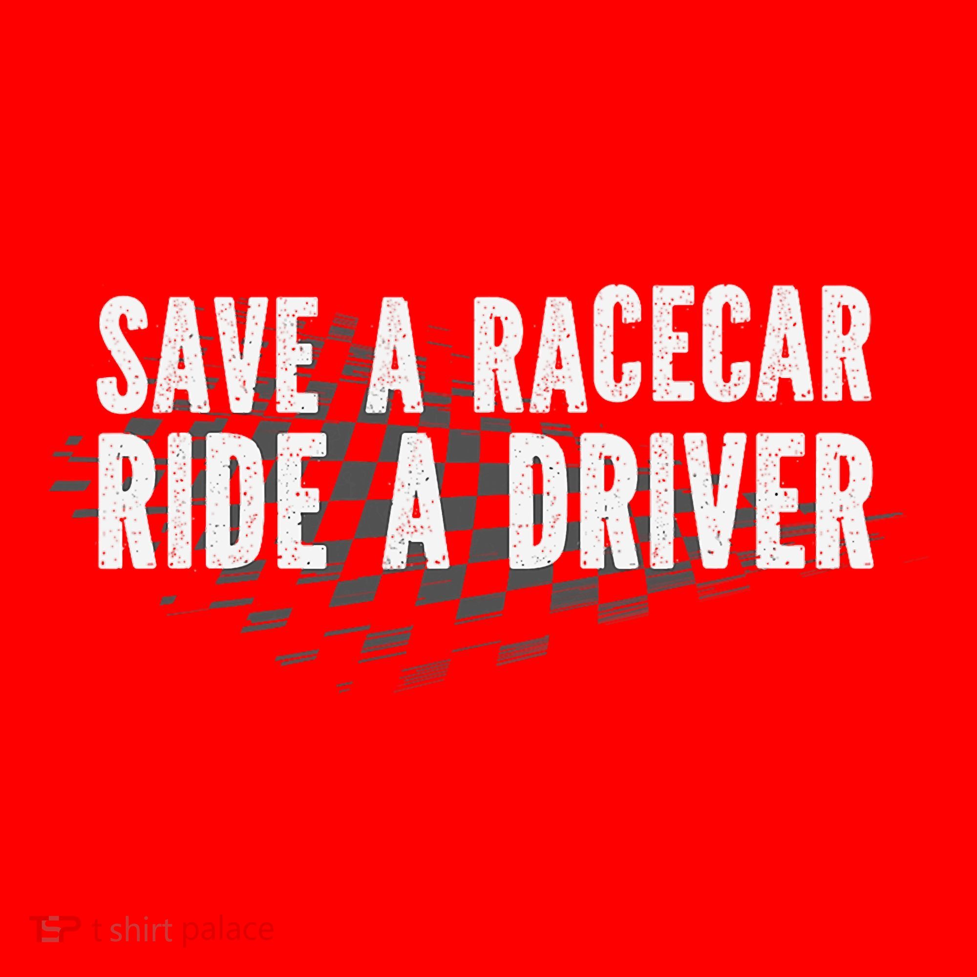Save A Racecar Ride A Driver Santa Hat