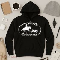 Sorta Awesome Ranch Sorting Western Horse Funny Cow Country Hoodie thumb 3