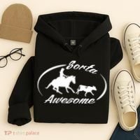 Sorta Awesome Ranch Sorting Western Horse Funny Cow Country Hoodie thumb 4
