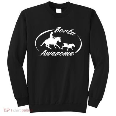 Sorta Awesome Ranch Sorting Western Horse Funny Cow Country Sweatshirt