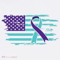 Suicide Awareness Ribbon American Flag Hoodie thumb 7