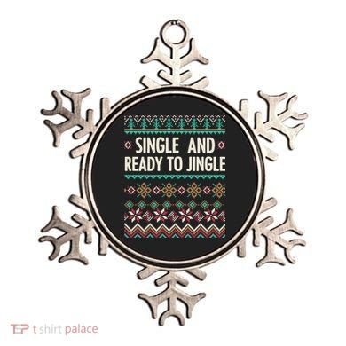 Single And Ready To Jingle Ugly Sweater Christmas Gift Ornament