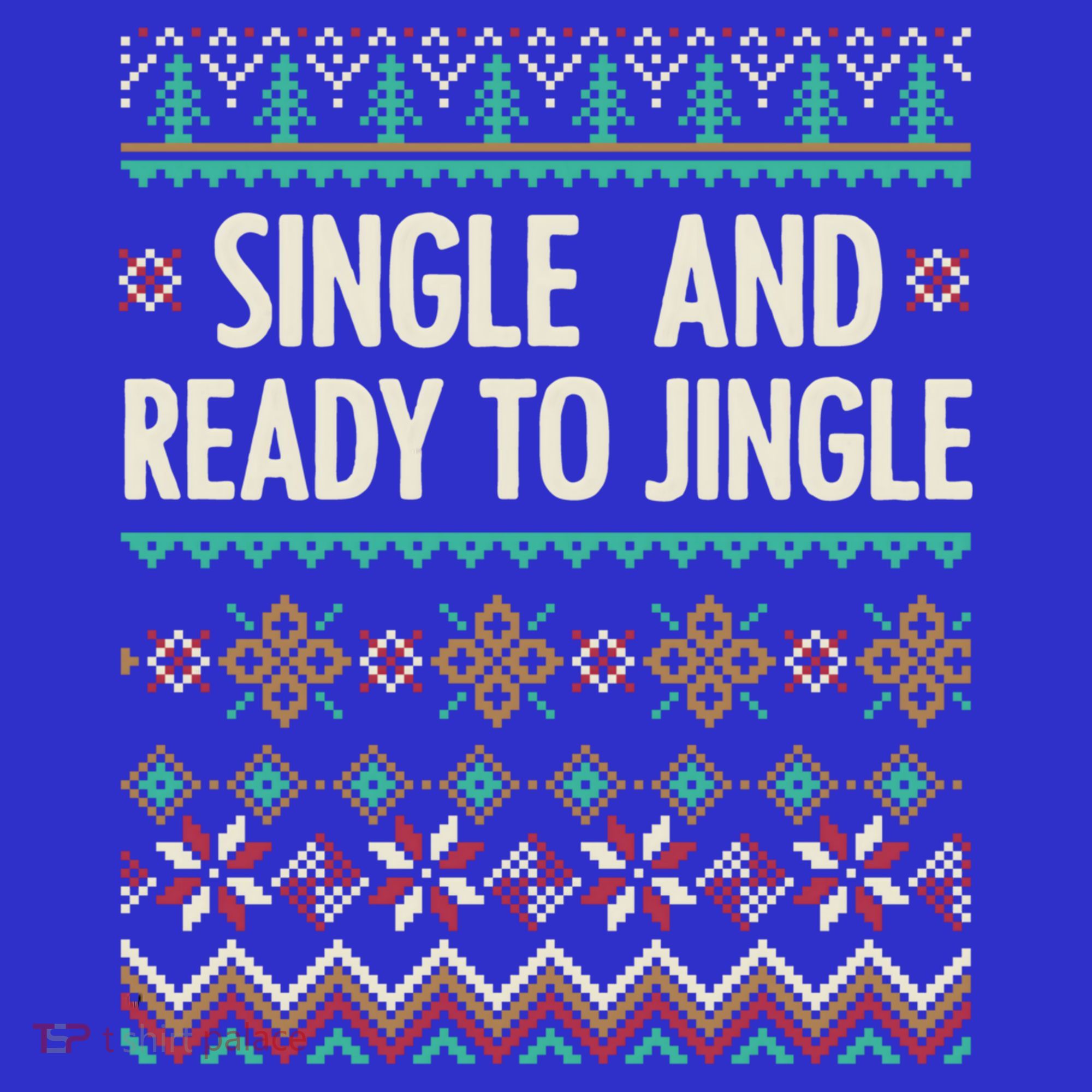 Single And Ready To Jingle Ugly Sweater Christmas Gift Apron