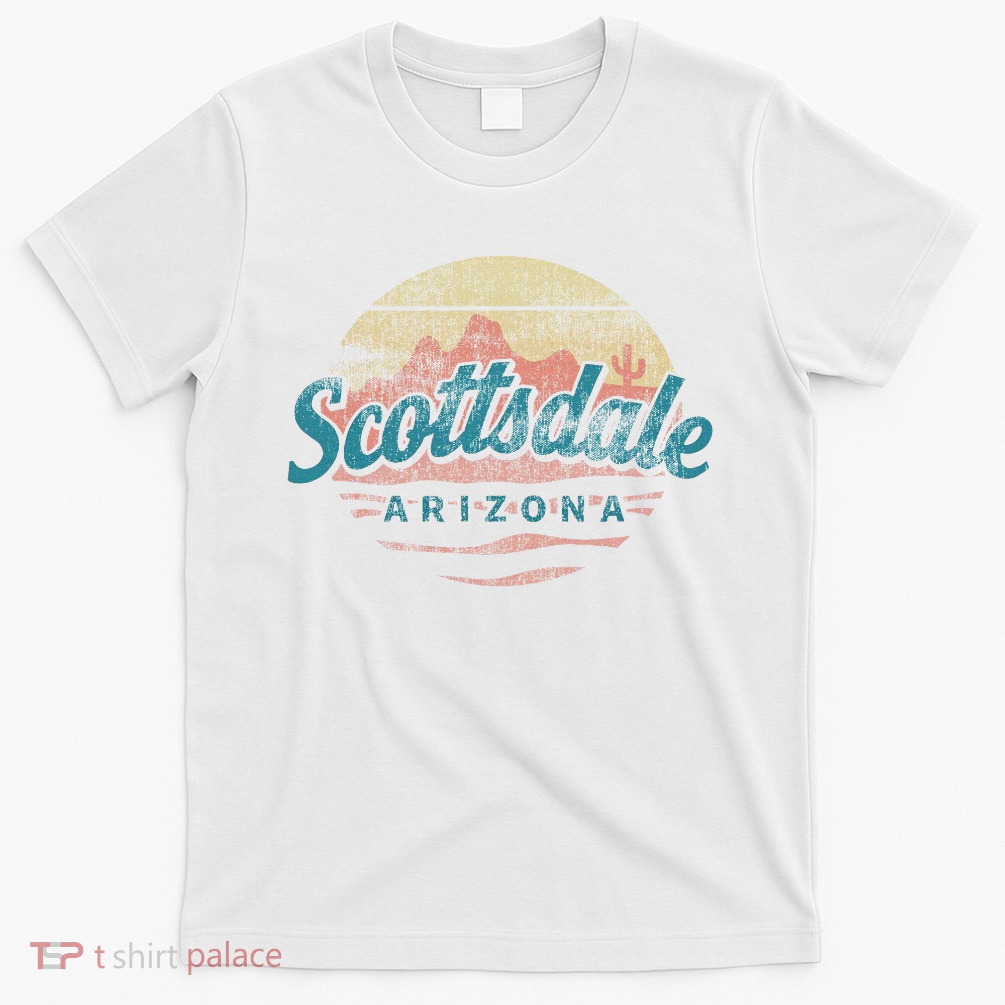 Scottsdale Arizona Retro Vintage Weathered Souvenir T-Shirt