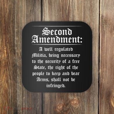 Second Amendment Rights Proud 2a Pro Gun Rights American Coaster