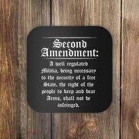 Second Amendment Rights Proud 2a Pro Gun Rights American Coaster thumb 0