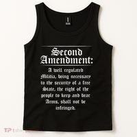 Second Amendment Rights Proud 2a Pro Gun Rights American Tank Top thumb 2