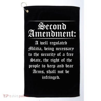 Second Amendment Rights Proud 2a Pro Gun Rights American Golf Towel