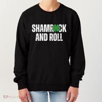 Shamrock And Roll St Patricks Day Women's Sweatshirt thumb 0