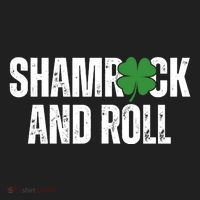 Shamrock And Roll St Patricks Day Women's Sweatshirt thumb 2