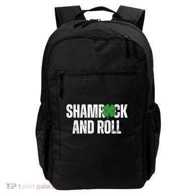 Shamrock And Roll St Patricks Day Backpack