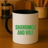 Shamrock And Roll St Patricks Day Coffee Mug thumb 4