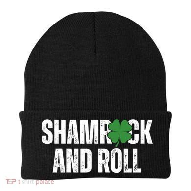 Shamrock And Roll St Patricks Day Beanie