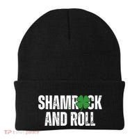 Shamrock And Roll St Patricks Day Beanie thumb 0