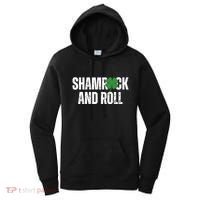 Shamrock And Roll St Patricks Day Women's Hoodie thumb 0