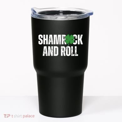 Shamrock And Roll St Patricks Day Tumbler