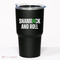 Shamrock And Roll St Patricks Day Tumbler thumb 0