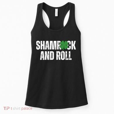 Shamrock And Roll St Patricks Day Women's Tank Top