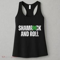 Shamrock And Roll St Patricks Day Women's Tank Top thumb 3